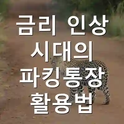 금리 인상 시대의 파킹통장 활용법