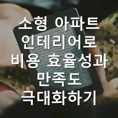 소형 아파트 인테리어로 비용 효율성과 만족도 극대화하기
